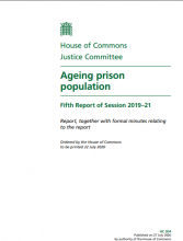 Ageing prison population: Fifth Report of Session 2019–21: Report, together with formal minutes relating to the report